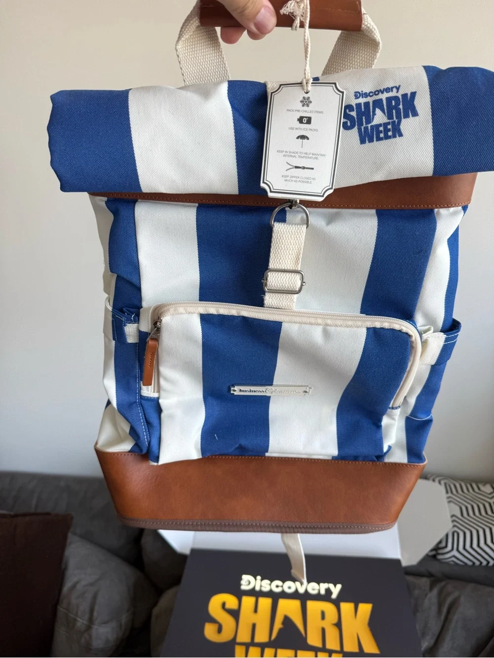 Discovery Shark Week Promo pack with towel @ backpack